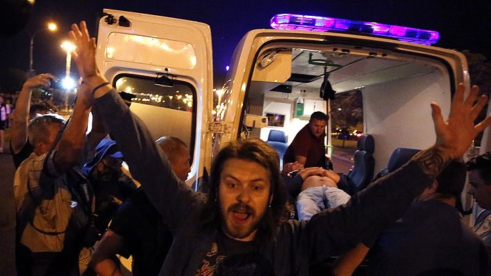 Informativo 24h - Cientos de heridos en las protestas contra el triunfo electoral de Lukashenko