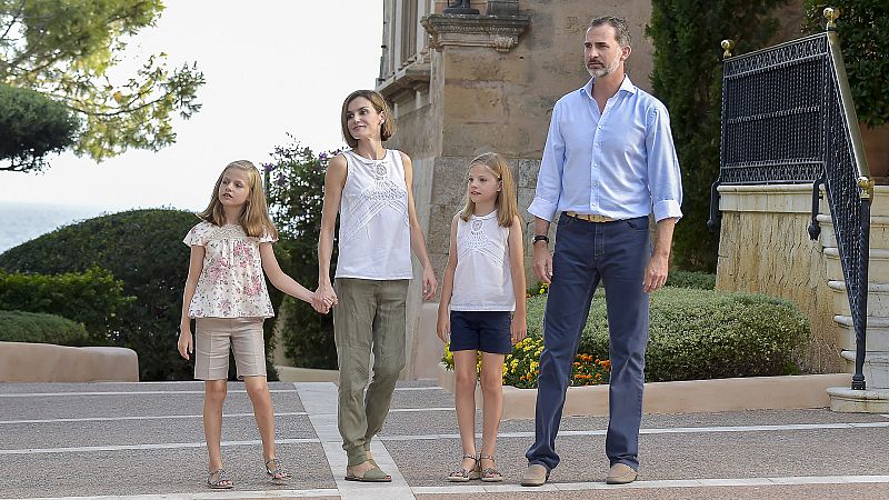 Primer año sin posado de la Familia Real en el Palacio de Marivent