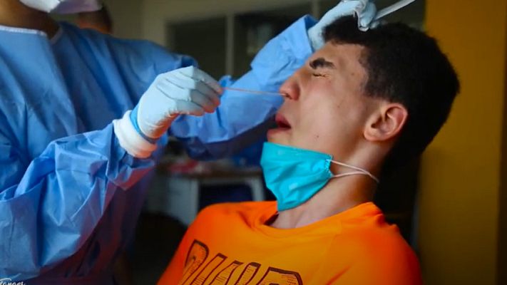 Telediario 1 - El Ittihad Tánger de Benali sufre un gran brote de coronavirus