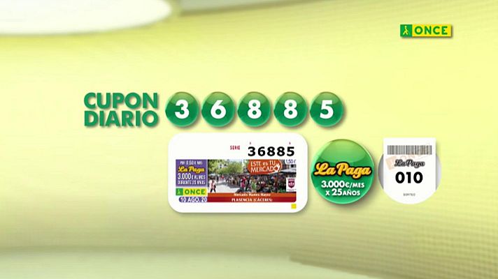 Sorteos ONCE - Sorteo ONCE - 10/08/20