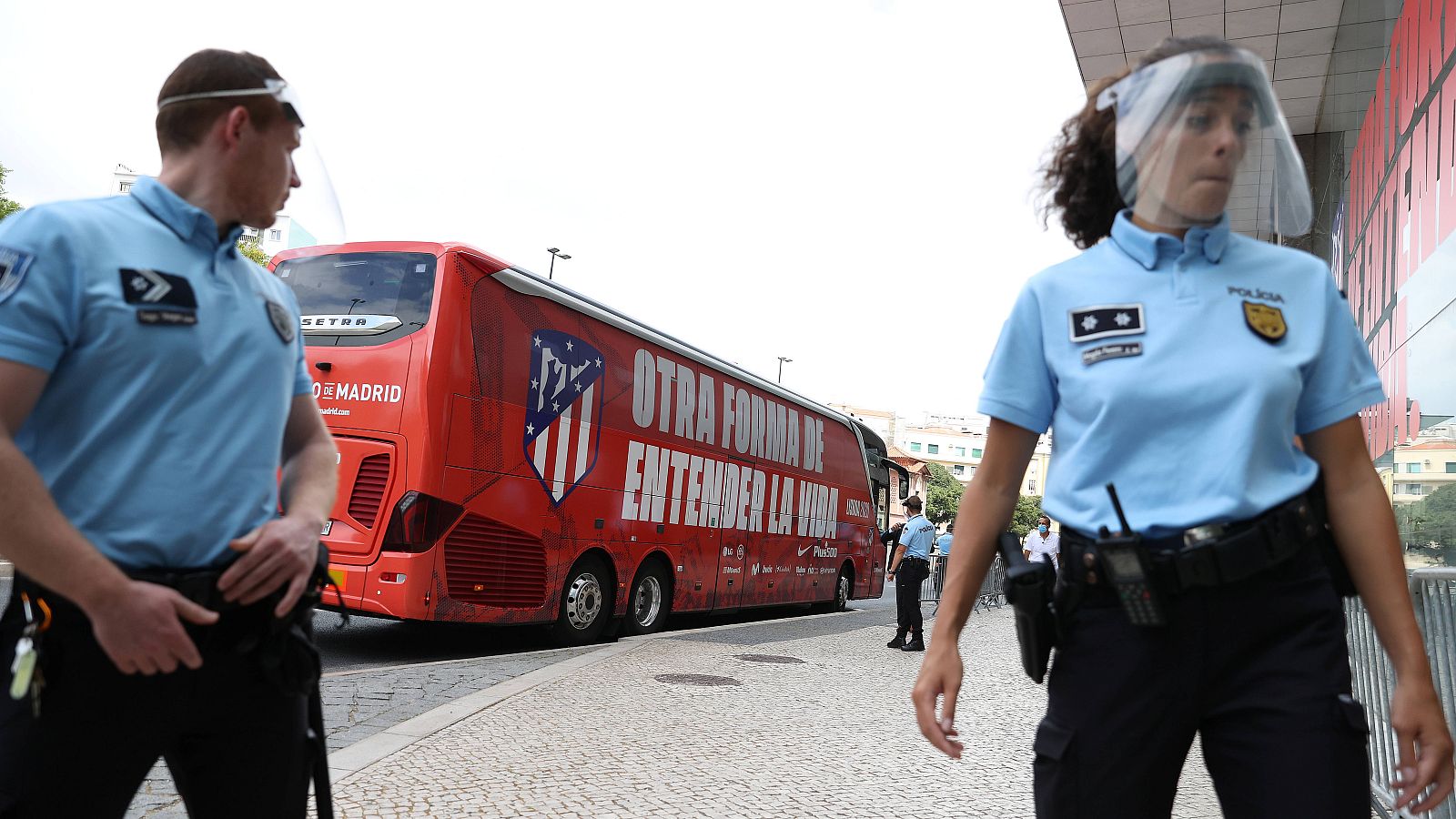 El Atlético trabaja con muchas medidas de seguridad en Lisboa | Ver