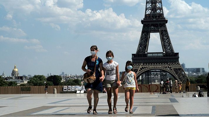 Telediario 1 - Los contagios de coronavirus repuntan en Europa