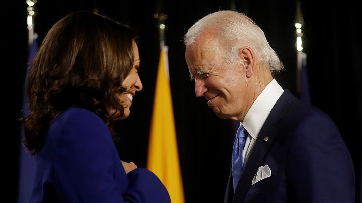 Telediario 1 - Biden y Harris, un frente común contra Trump