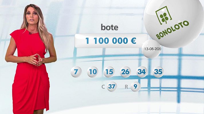 Loterías - Lotería Nacional + La Primitiva + Bonoloto - 13/08/20