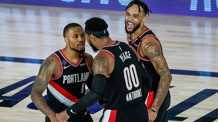Telediario 1 - Los Blazers de Portland vencen a los Grizzlies de Memphis y jugarán ante los Lakers