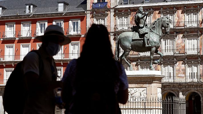 Telediario 1 - Los turistas que visitan Madrid la consideran una ciudad segura