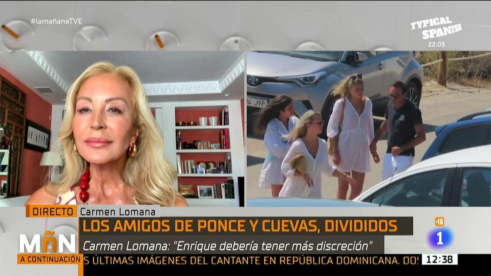 Carmen Lomana: "Enrique debería tener más discreción, es un hombre casado todavía"