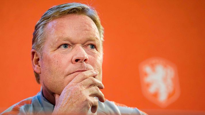 Telediario 1 - Koeman reconoce su interés en fichar por el Barça