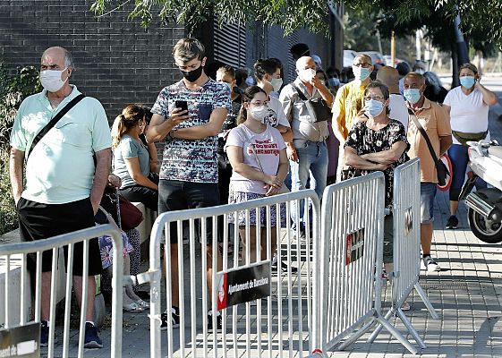 Telediario 1 - Los cribados masivos, una estrategia que podría no ser efectiva ni rigurosa