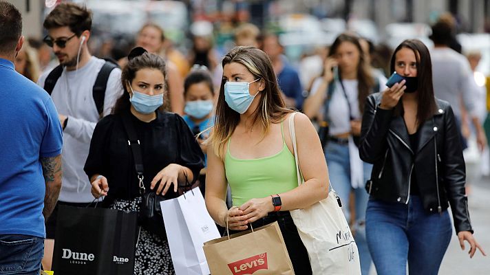 Telediario 1 - Medidas contra la transmisión del coronavirus en Europa