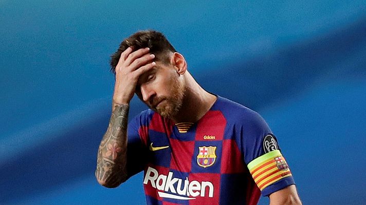 Telediario 1 - Messi le dice a Koeman que se ve más fuera que dentro del Barça, según RAC1