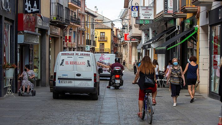 Telediario 1 - Aranda de Duero sale del aislamiento