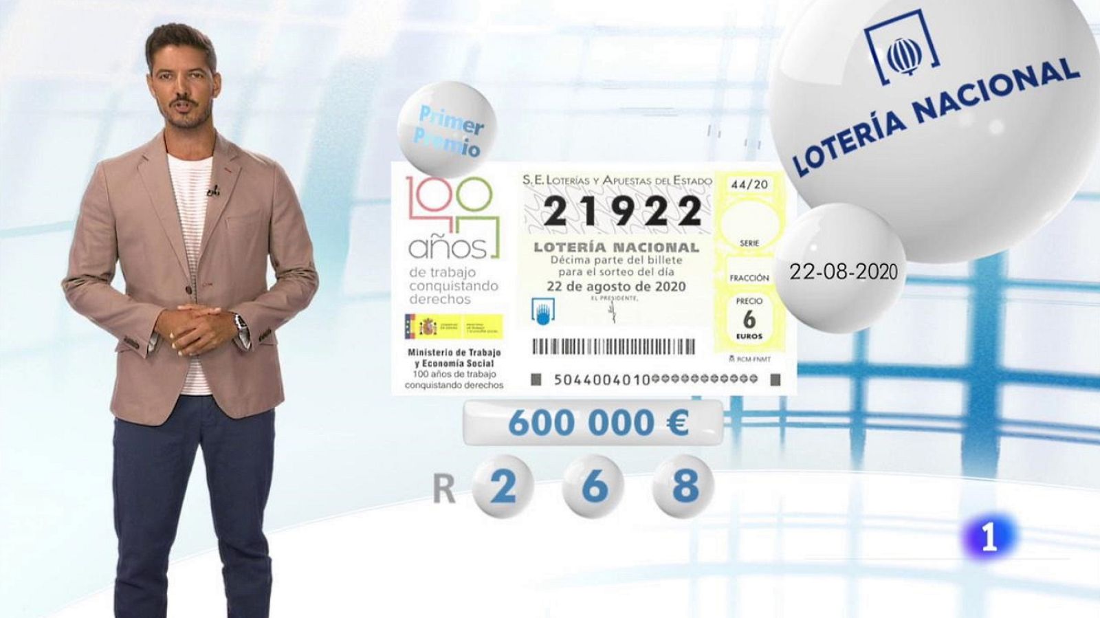 Lotería Nacional - 22/08/20 - ver ahora