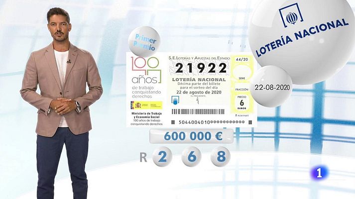 Loterías - Lotería Nacional - 22/08/20