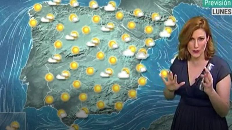 La semana empieza con predominio de cielo despejado y calor en el suroeste