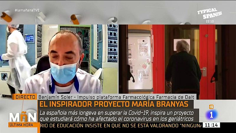 El proyecto María Branyas: el estudio inspirado en una mujer de 113 años que supero el coronavirus