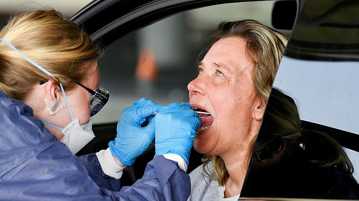 Telediario 1 - Bélgica y Países Bajos detectan reinfecciones de coronavirus