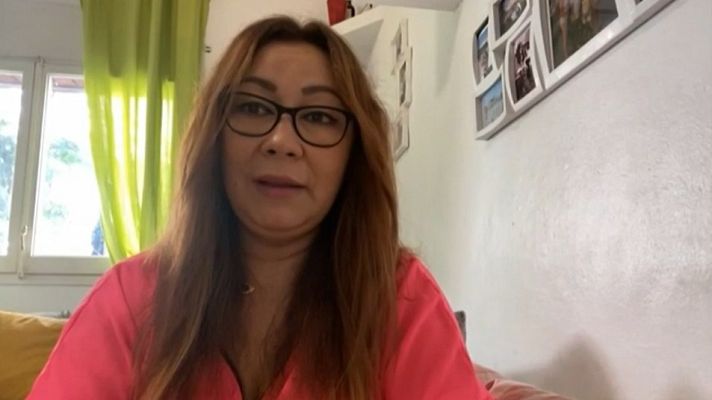 Telediario 1 - Ingresada con COVID-19 a los 44 años: "Pasé mucho miedo"