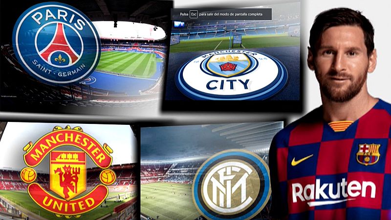 Los cinco posibles destinos de Messi