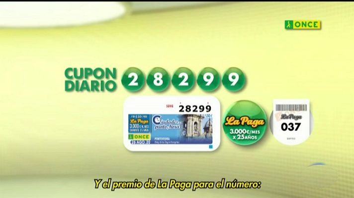 Sorteos ONCE - Sorteo ONCE - 26/08/20