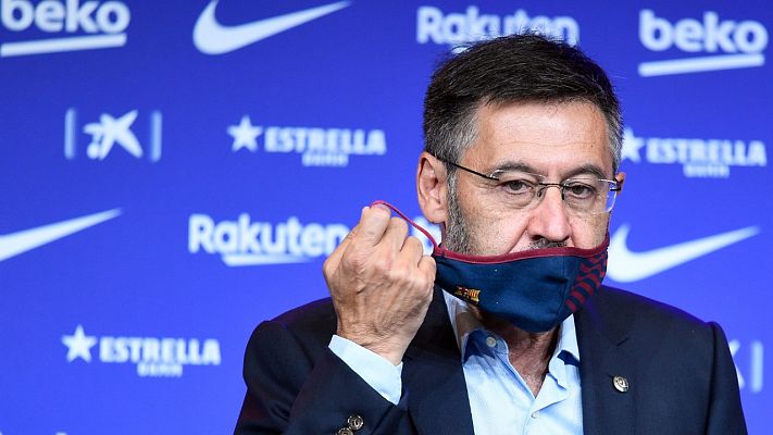 Telediario 1 - Los líos de Bartomeu en Can Barça