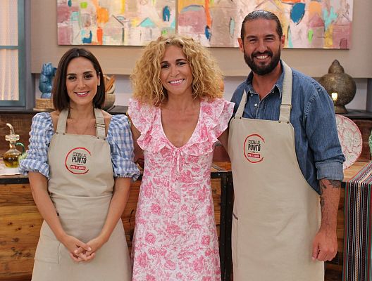 Cocina al punto con Peña y Tamara - La presentadora Cristina Fernández visita 'Cocina al Punto'