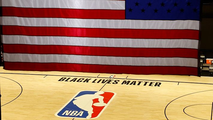 Telediario 1 - El plante de la NBA contra el racismo hace peligrar el final de la temporada