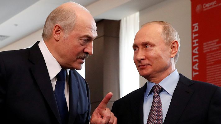 Telediario 1 - Putin, dispuesto a apoyar a Lukashenko enviando fuerzas policiales a Bielorrusia