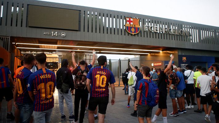 Telediario 1 - La oposición de Bartomeu, unida para hacerle una moción de censura