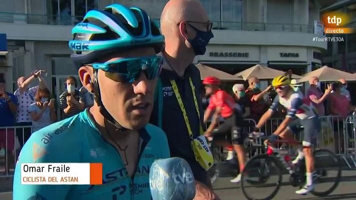 Tour de Francia - Tour 2020 | Omar Fraile: "Nosotros no queríamos provocar caídas, solo queríamos marcar el paso"