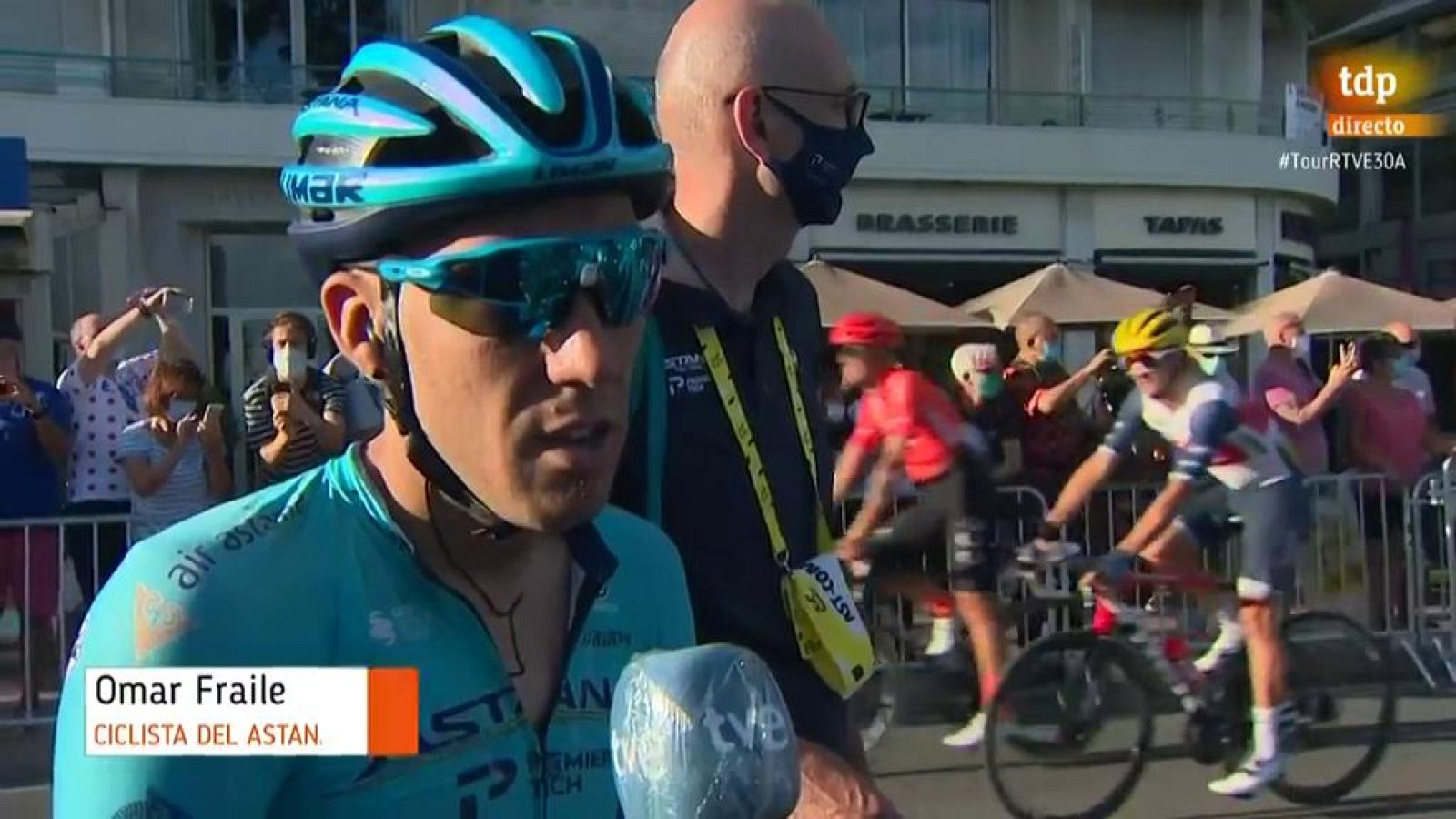 Omar Fraile: "Nosotros no queríamos provocar caídas, solo queríamos marcar el paso"