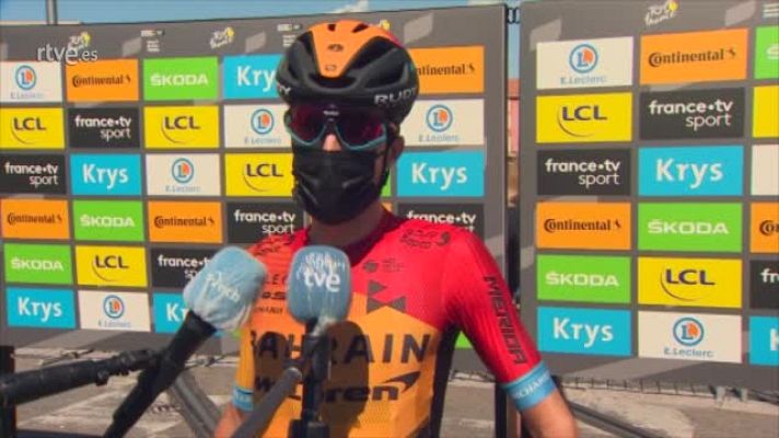 Tour de Francia - Tour 2020 | Pello Bilbao: "En diez años de profesional no recuerdo una ocasión en la que no se pudiera controlar la bicicleta"