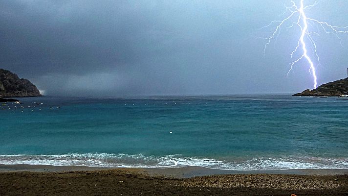 Telediario 1 - Una tormenta provoca importantes daños en Mallorca