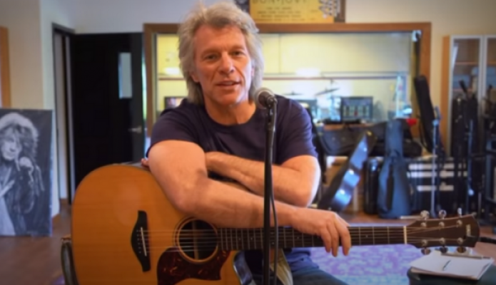 Telediario 1 - Jon Bon Jovi homenajea a los héroes neoyorquinos de la pandemia