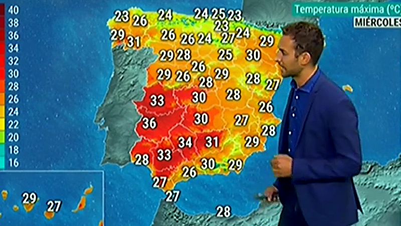Las temperaturas suben de manera generalizada ya habrá probabilidad de chubascos en el Mediterráneo