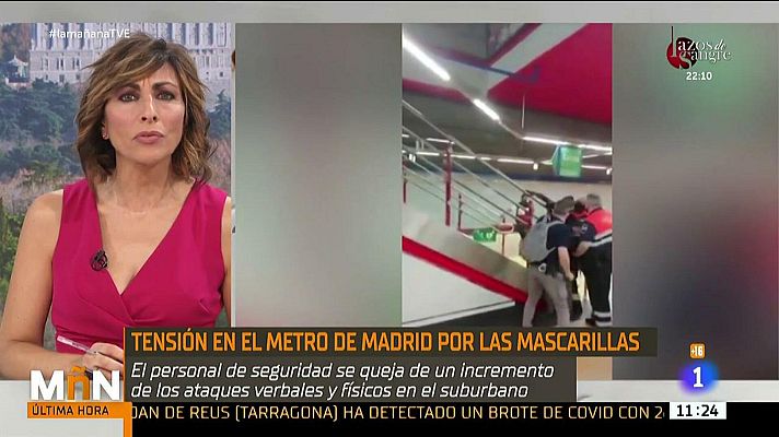La mañana - Enfrentamientos en el Metro de Madrid por las mascarillas