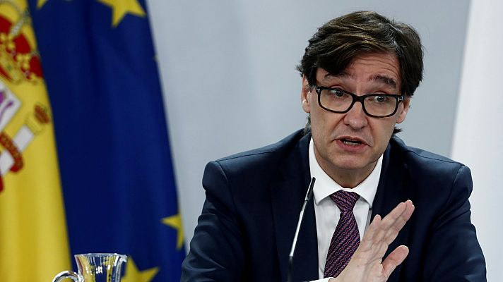 Telediario 1 - Sanidad se reunirá periódicamente con Madrid, Castilla-La Mancha y Castilla y León para coordinar actuaciones frente al virus