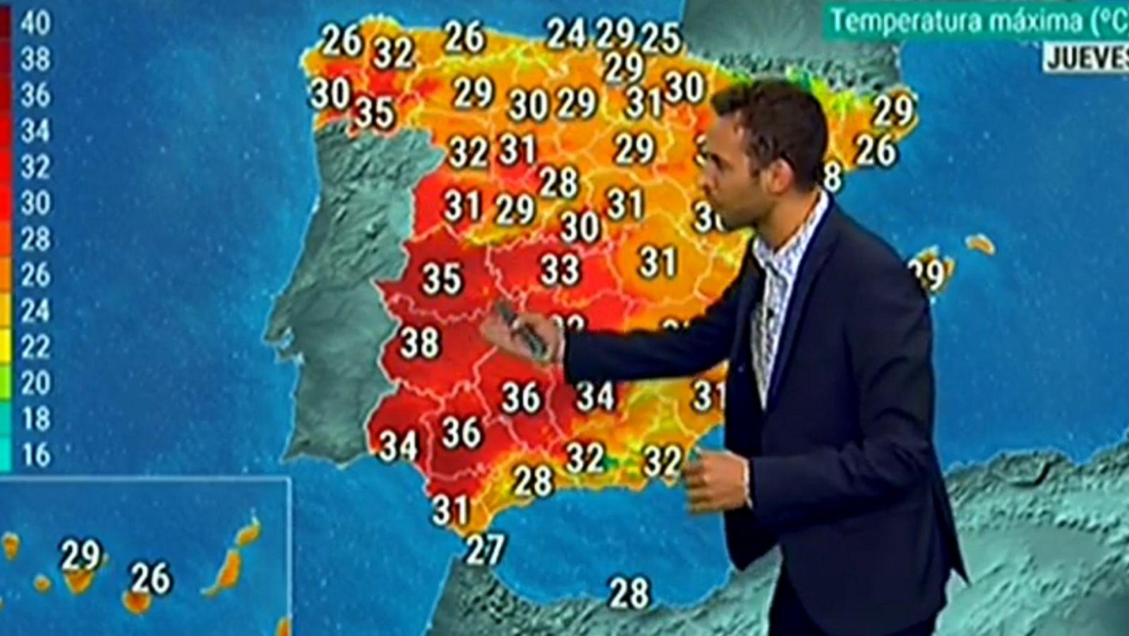 Cielos despejados, salvo en el área del Mediterráneo, y subida de temperaturas