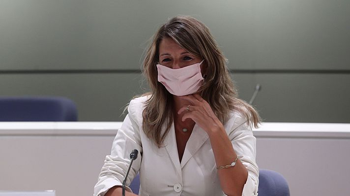 Informativo 24h - Díaz asegura que los ERTE se extenderán "hasta cuando sea necesario" mientras haya "incertidumbre sanitaria"
