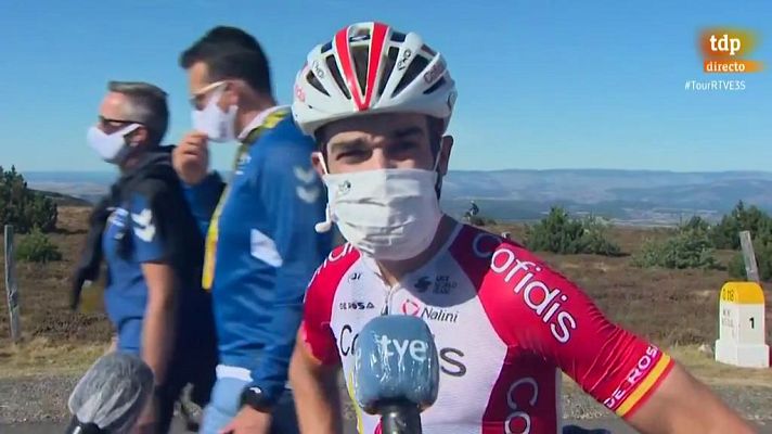 Tour de Francia - Tour 2020 | Jesús Herrada: "He ido remontando pero había uno que estaba más fuerte"