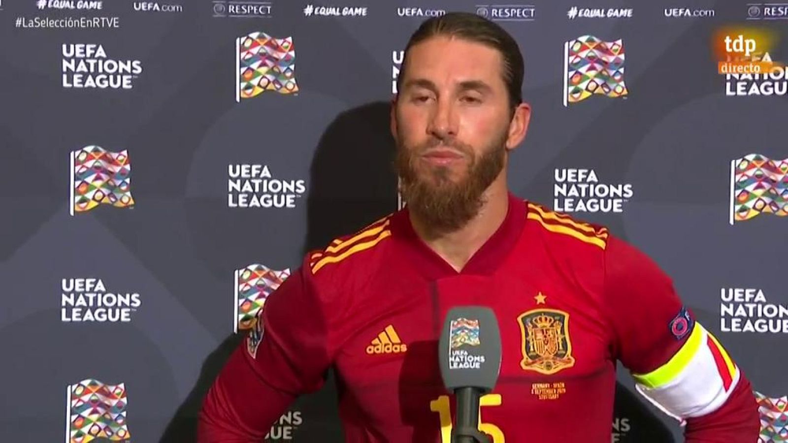 Sergio Ramos, "satisfecho" con el empate en Alemania | Ver