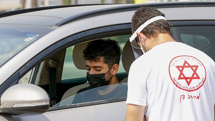 Telediario 1 - Israel restablece medidas de seguridad ante el aumento de contagios