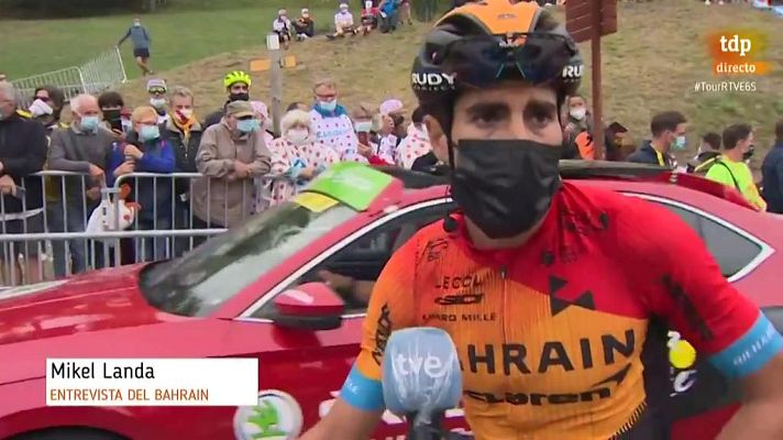 Tour de Francia - Tour 2020 | Landa: "Hemos logrado unos segundos que me han metido en la carrera"