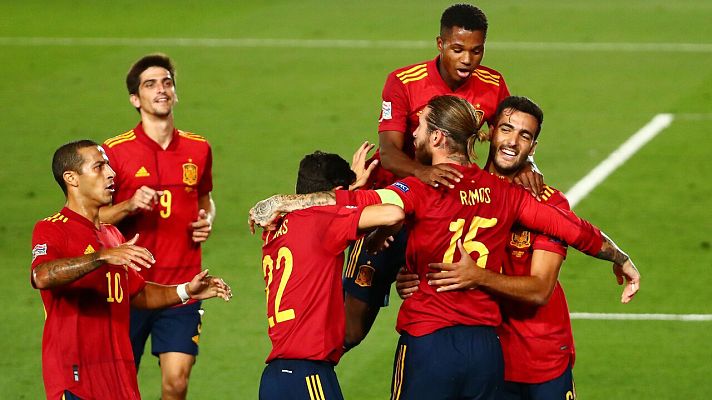 UEFA Nations League - Resumen y goles del España 4-0 Ucrania