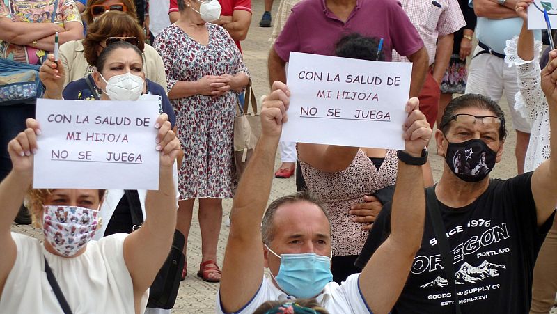 Familias se oponen a la vuelta al cole por miedo al coronavirus