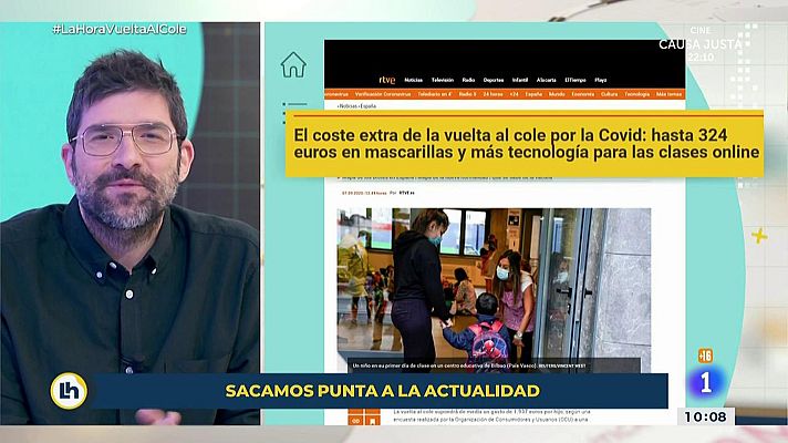 La hora de La 1 - Nacho García comenta con humor las portadas de la jornada