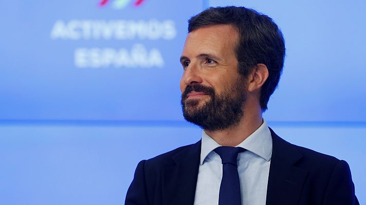 Telediario 1 - Casado desvincula a la actual dirección del PP del 'caso Kitchen' ante las críticas de otros partidos