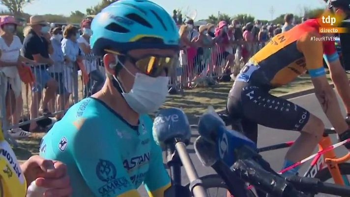 Tour de Francia - Tour 2020 | Miguel Ángel 'Superman' López: "Nos hemos visto cortados al final por una caída, pero los compañeros han hecho un magnífico trabajo"