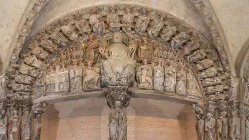 El Pórtico de la Gloria de Santiago cómo nunca lo han visto | Ver