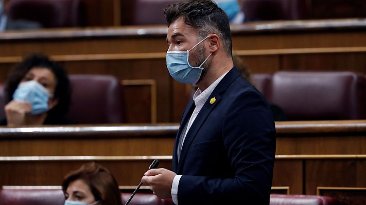 Informativo 24h - Rufián insiste en que no es lo mismo pactar con ERC que con C's y Sánchez le pide superar la dialéctica ideológica